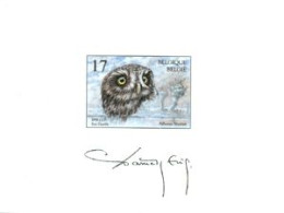 BELGIQUE 1999 - NA 6 - NL - Hibou - Uil - Owl - Texte En Néerlandais/Nederlandse Text (verso) - Águilas & Aves De Presa