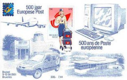 BELGIQUE 2001 - 500 Ans De Poste Européenne - BF - Europäischer Gedanke