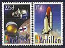 ANTILLES NEERLANDAISES - 2000 -  Exposition Anaheim - Espace - 2 V. - Other & Unclassified