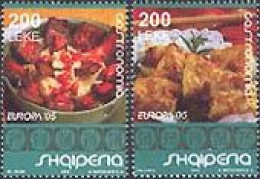 ALBANIE 2005 - Europa - La Gastronomie -  2 Timbres - 2005