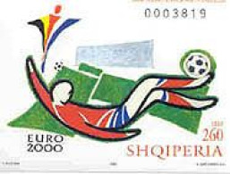 ALBANIE 2000 - Euro 2000 - Coupe D'Europe De Football - BF - UEFA European Championship