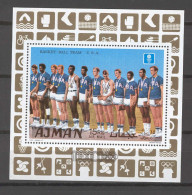 Ajman 1968 Olympic Games MEXICO - USA Basketball Team MS MNH - Summer 1968: Mexico City