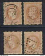 TBE Et LUXE Nuances Du N°28A 1 CàD Cote>>100€ - 1863-1870 Napoleon III With Laurels