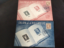 Lot Salon De La Philatélie Paris 1946 Cérès - 1940-1949