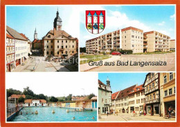 72894112 Bad Langensalza Rathaus Neubauten Freibad Neumarkt Bad Langensalza - Bad Langensalza