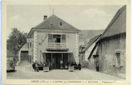 C. P. A. : 38 : GRESSE : L'Hôtel Du Commerce, J. ROCHAS, Terrasse Animée - Andere & Zonder Classificatie