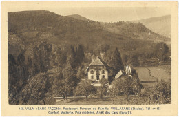 150 Villa Sans Façon Retaurant-Pension De Famille. Vuillafans (Doubs) - Autres & Non Classés