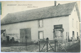 C. P. A. : 25 : RIGNOSOT : Bourrellerie PERNOT, Animé, Timbre En 1910 - Andere & Zonder Classificatie