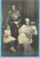 Photo-Belgique-Famille Royale-1934-Roi Léopold III-Reine Astrid-Prince Baudouin-Joséphine Charlotte-Albert (naissance) - Personnes Identifiées