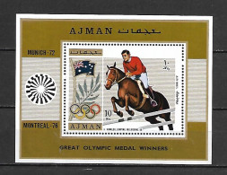 Ajman 1971 Olympic Games - MUNICH - Gold Medal Winners MS MNH - Sommer 1972: München