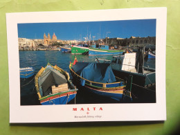 MARSAXLOKK, Malta Malte , Fishing Village  Harbour , Photo J.M. Beacom , TB - Malta