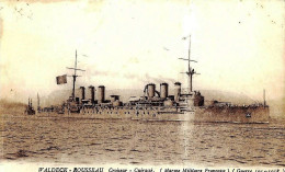 *CPA -Croiseur Cuirassé - WALDECK  ROUSSEAU -  Marine Militaire Française - Guerre 14-18 - Warships