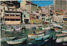 13.  MARSEILLE. CPSM . LE VALLON DES AUFFES. ANNEE 1965 + TEXTE - Endoume, Roucas, Corniche, Spiaggia