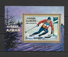 Ajman 1970 Winter Olympic Games, SAPPORO MS MNH - Adschman