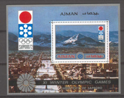 Ajman 1972 Winter Olympic Games SAPPORO MS MNH - Ajman