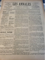 ANNALES 95 /CALVE OPERA COMIQUE /MADAGSCAR TANANARIVE /CHANSON SOMMEIL VICTOR MASSE DUMANOIR CLAIRVILLE - Tijdschriften - Voor 1900