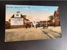 A680 Den Haag Rijswijkscheweg Met Viaduct 1925 TRAM + HUIFKAR - Den Haag ('s-Gravenhage)