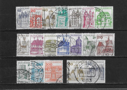 Allemagne Fed. Lot Usage Courant  Chateaux O. - Used Stamps