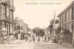 Saint Gilles Croix De Vie.  L'avenue De La Plage. - Saint Gilles Croix De Vie