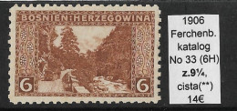 Bosnia-Herzegovina/Austria-Hungary, 1906 Year, No 33, Perf. 9 1/4, Never Hinged (**) - Bosnia Herzegovina