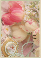 FLOWERS Vintage Ansichtskarte Postkarte CPSM #PBZ740.DE - Blumen