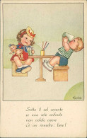 MARIA PIA FRANZONI TOMBA SIGNED 1940s POSTCARD - CHILDREN / BAMBINI  (5717) - Other & Unclassified