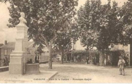 Autres & Non Classés. Chateauneuf De Gadagne . Place De La Pastiere Et Monument Goujon. - Otros & Sin Clasificación