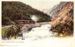 Suisse - Ligne Viège-Zermatt (VS) Les Rapides - Ed. Burgy, Lith. 3355 - Autres & Non Classés
