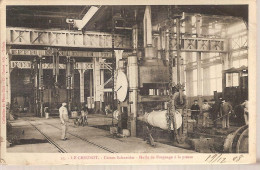 71 - Le Creusot - Usines Schneider - Halle De Forgeage à La Presse - Le Creusot