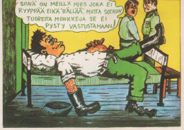 SOLDADOS HUMOR Militaria Vintage Tarjeta Postal CPSM #PBV887.ES - Humorísticas