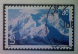 United States, Scott #C137 Used(o) Air Mail, 2001, Mount McKinley, Alaska, 80¢, Multicolored - 3a. 1961-… Usados