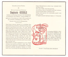 DP Stephanie Kessels ° Meerdonk St-Gillis-Waas 1872 † Kieldrecht Beveren Waas 1956 Van Puyvelde Imbrecht De Kraay Leuven - Devotieprenten