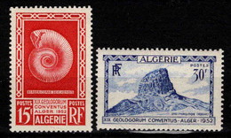 Algérie - 1952 - Congrès De Géologie  -  N° 297/298   - Neuf ** - MNH - Nuovi