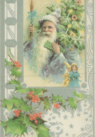 PAPÁ NOEL NAVIDAD Fiesta Vintage Tarjeta Postal CPSM #PAK832.ES - Kerstman