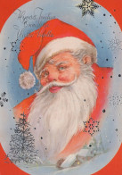 PAPÁ NOEL NAVIDAD Fiesta Vintage Tarjeta Postal CPSM #PAJ863.ES - Santa Claus