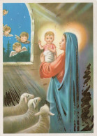 ÁNGEL NAVIDAD Vintage Tarjeta Postal CPSM #PAH811.ES - Angels