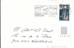 FRANCE Ca.1994: LSC De Fontaine (Isère) à Bédarieux (Hérault) - Storia Postale