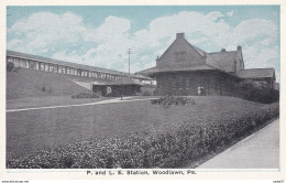 USA P And L.E. Station Woodlawn Pa - Stazioni Senza Treni