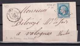 D 808 / NAPOLEON N° 29 SUR LETTRE - 1863-1870 Napoleon III With Laurels