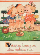 ENFANTS HUMOUR Vintage Carte Postale CPSM #PBV153.FR - Humorkaarten