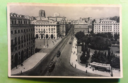 GENOVA Liguria Italia,  Via XX Settembre E Piazza G Verdi , TRAMWAY  , Anni.  30 - Genova (Genua)