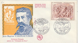 ///   FRANCE ///    PREMIER JOUR ---  FDC  ---  JEAN BAPTISTE CARPEAUX - 1970-1979