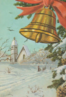 Bonne Année Noël Vintage Carte Postale CPSM #PAT193.FR - Nieuwjaar