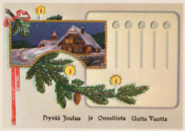Bonne Année Noël Vintage Carte Postale CPSM #PAT007.FR - New Year