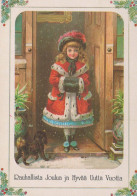 Bonne Année Noël ENFANTS Vintage Carte Postale CPSM #PAS823.FR - Nieuwjaar