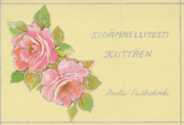 FLEURS Vintage Carte Postale CPSM #PAS150.FR - Blumen