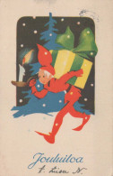 Happy New Year Christmas CHILDREN Vintage Postcard CPSMPF #PKD222.GB - New Year