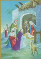Virgen Mary Madonna Baby JESUS Christmas Religion Vintage Postcard CPSM #PBP731.GB - Vergine Maria E Madonne