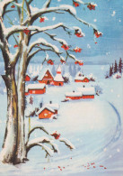 Happy New Year Christmas Vintage Postcard CPSM #PBN229.GB - Nieuwjaar