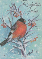 Happy New Year Christmas BIRD Vintage Postcard CPSM #PBM779.GB - New Year